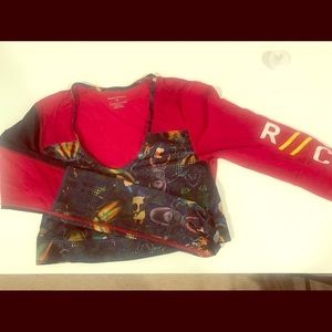 Reebok CrossFit compression drop top long sleeve M